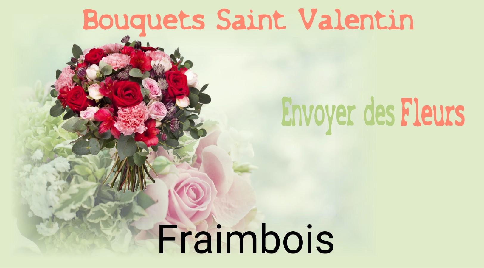 Roses de Saint-Valentin livrées à Fraimbois